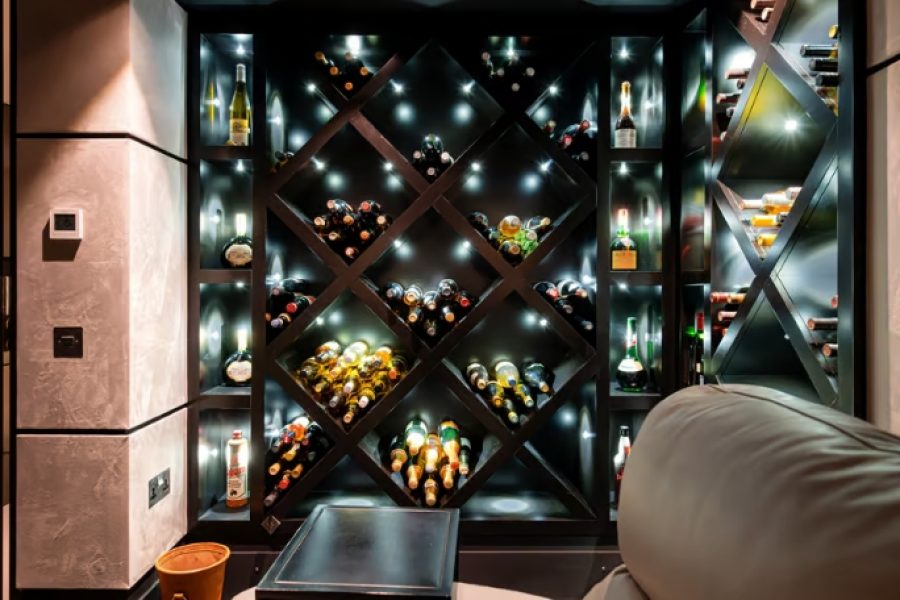 AR wine cellar